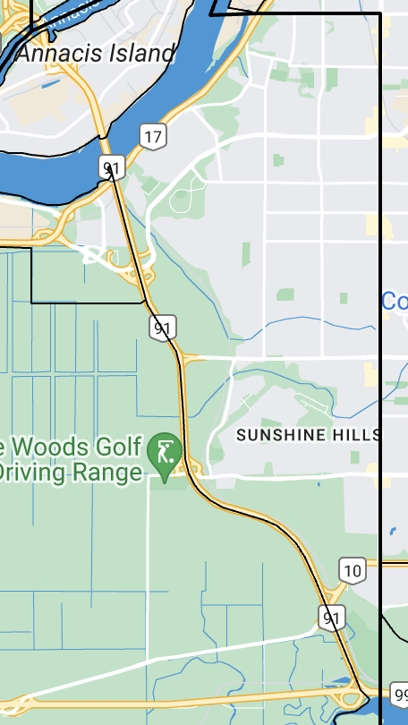 North Delta map