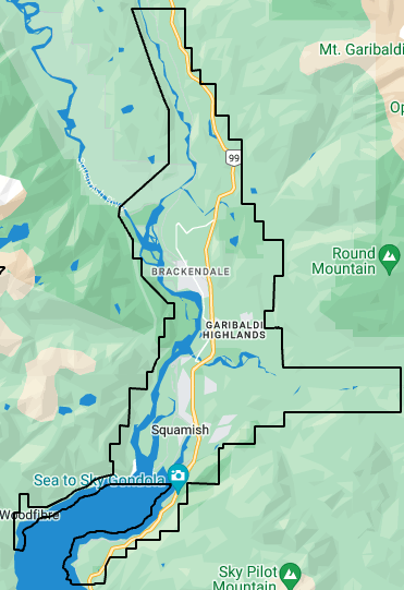Squamish map