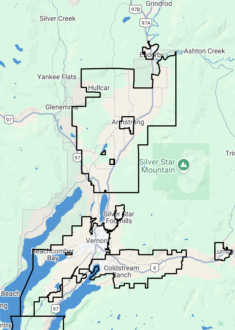 Vernon map