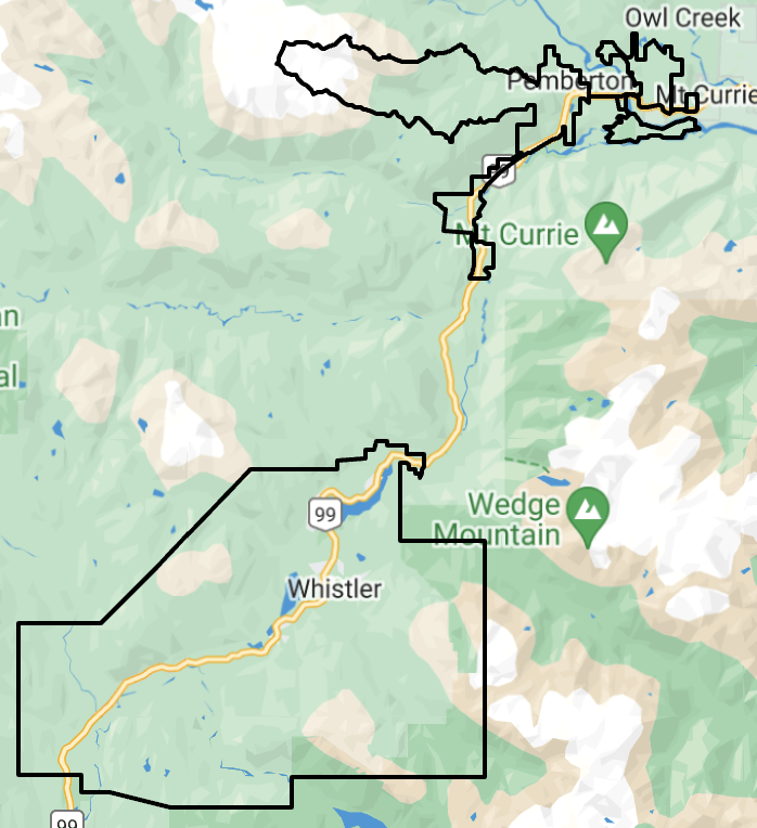 Whistler map